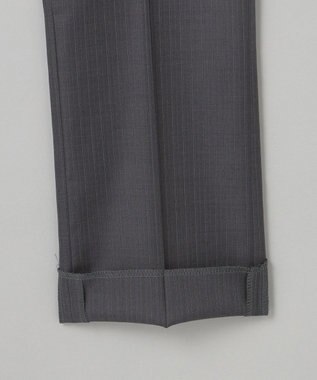 GOTAIRIKU 【Loro Piana Fabric】365 通年スーツ(グレー×ストライプ) グレー系1
