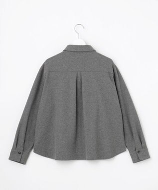 J.PRESS LADIES S 【季節の変わり目に】TWILL NEEDLE シャツ ミディアムグレー系