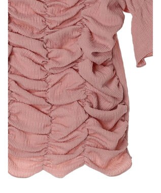 earth music&ecology カットシャーリングプルオーバー Pink