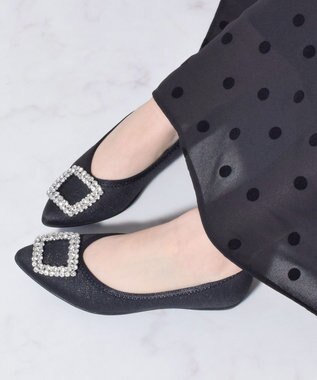 Bridget Birkin ＜2E＞【Bridget Birkin Walk】ビジューモチーフポインテッドパンプス