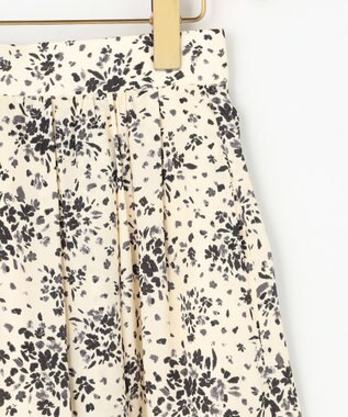 組曲 S 【先行予約】モザイクフラワープリント スカート アイボリー系5