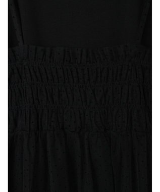 YECCA VECCA 【2点SET】マルチwayチュールオーバーキャミSET/Tee Black