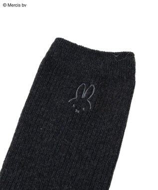 Green Parks Ｍｉｆｆｙ／ワンポイントリブハイソックス Charcoal Gray