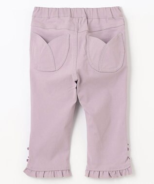 ANY KIDS フリル カプリ パンツ ラベンダー