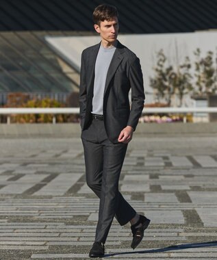 GOTAIRIKU セットアップ対応【カイテキ７機能】ドライジャージー ジャケット_ヘリンボーン柄(26年モデル) グレー×ヘリンボーン柄