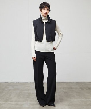 BEIGE， 【洗える・SPUR.JP 掲載】FORD / ハイネックトップス Ecru×Taupe