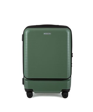 ACE BAGS & LUGGAGE World Traveler プリマス スーツケース 40/56L フロントオープン 06703 ワールドトラベラー グリーン