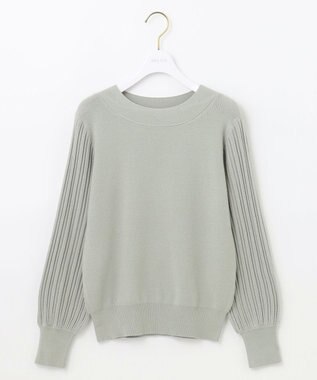 ANY SIS 【洗える】冬のシャルマン パフスリーブ ニット ミント