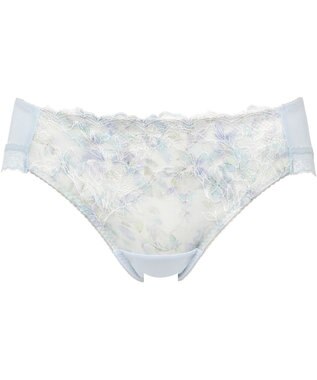 Wing ペアショーツ　【マッチミーブラ】　やさしいフィット感　身生地部はソフトな風合い　はきこみ丈あさめ　ウイング／ワコール　KF2822 サックス