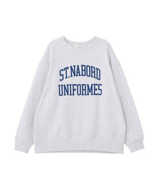 AMERICAN HOLIC カレッジロゴ裏毛スウェット Light Gray