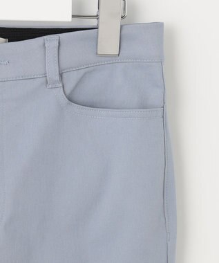 UNFILO 【洗える】撥水ハイストレッチパンツ スカイブルー