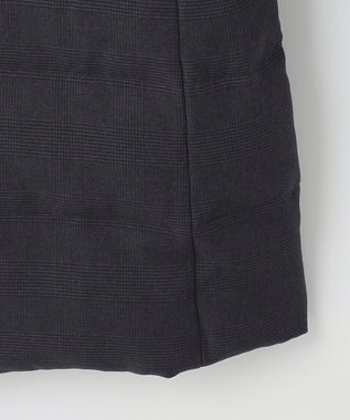 J.PRESS LADIES S ハウンドトゥース&グレンチェック ロング ダウンコート ネイビー系3