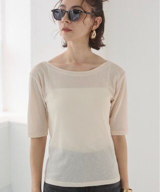 WEGO 【ANGIE VINTAGE】シアースラブレイヤードTシャツ ナチュラル