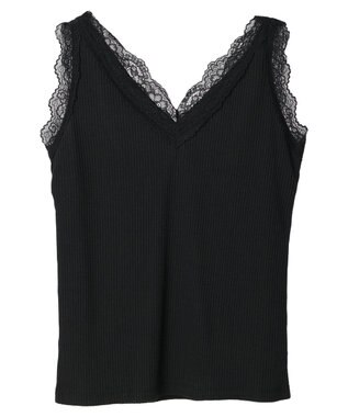 earth music&ecology ２ＷＡＹレースタンクトップ Black