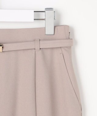 ANY SIS スマートビューティストレッチベルト スカート グレージュ