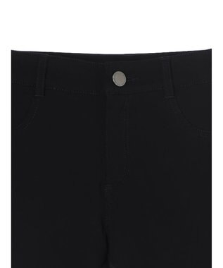 Green Parks 裏起毛ストレッチスキニーパンツ Black