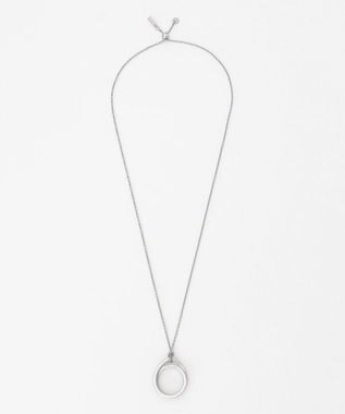 自由区 【カタログ掲載】インフィニティスカーフリング ネックレス マットシルバー