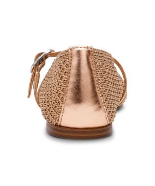 STEVE MADDEN GAYLA メッシュフラットメリージェーンパンプス ローズ