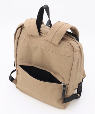 LA BAGAGERIE 【MONICA】フロントポケットバックパック グレージュ