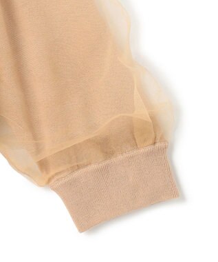 23区 【GOLD LABEL】チュールニット キャメル系