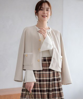  【2WAY・WEB限定】バックベロア リバーシブルジャケット