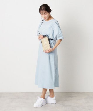 MOONBAT 【WEB限定セット/UV遮蔽率100％】POLO RALPH LAUREN （ポロ ラルフローレン）サコッシュ付き 晴雨兼用 折りたたみ傘 ポロポニー ベージュ