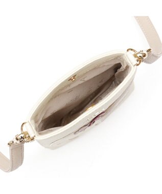 IBIZA アニマーダ　牛革　スマートフォンポシェット（ゾウ） アイボリー