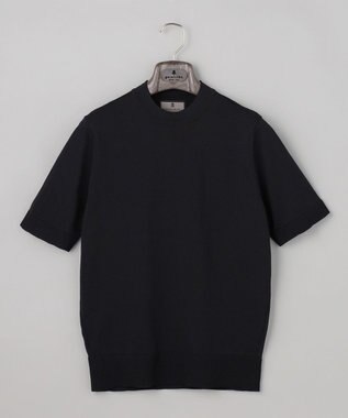 GOTAIRIKU 綿とポリのいいとこどり【洗濯機可】テーラード DRESS BIZ ニットTシャツ ブラック系