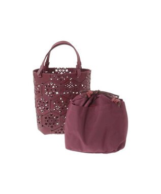 genten カレイド 手提げバッグ ワイン