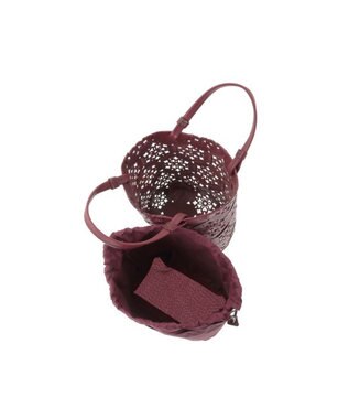 genten カレイド 手提げバッグ ワイン