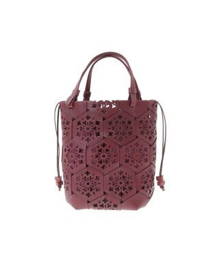 genten カレイド 手提げバッグ ワイン