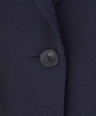 自由区 【セットアップ対応・UVカット・接触冷感・洗える】ライトストレッチテーラード ジャケット ネイビー