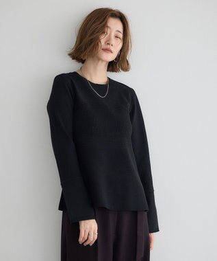 YECCA VECCA ビスチェデザインニット Black