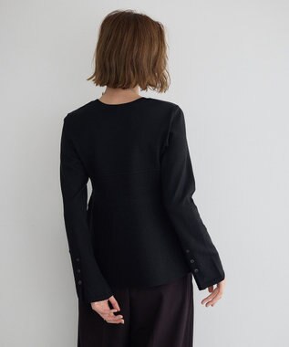 YECCA VECCA ビスチェデザインニット Black