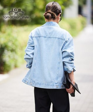 ICB 【ICB×tamachan_style コラボ】 Gジャン ブルー系