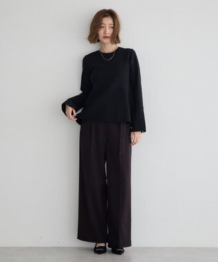 YECCA VECCA ビスチェデザインニット Black