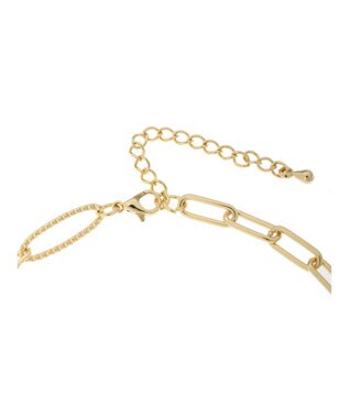 Green Parks ・ＨＡＬＦ　ＴＩＭＥ　チェーン×パールネックレス Gold