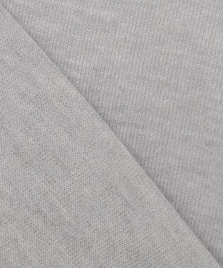 自由区 【WEB限定・洗える】シアーカーデ×ジャージードレス セット ライトグレー(ラメ)×ネイビー