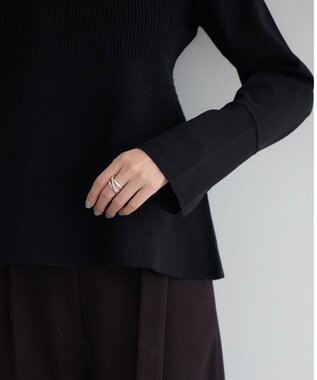 YECCA VECCA ビスチェデザインニット Black