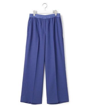ICB L 【先行予約・WEB限定カラーあり】FluidBackSatin ワイドパンツ ロイヤルブルー