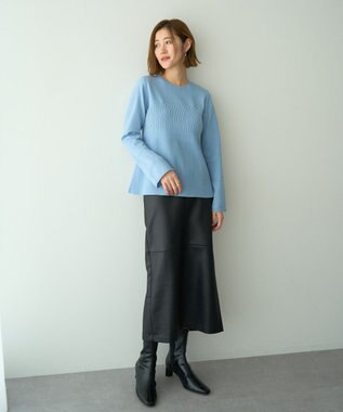 YECCA VECCA ビスチェデザインニット Black