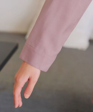 Tiaclasse フロントタックシャツチュニック ピンク