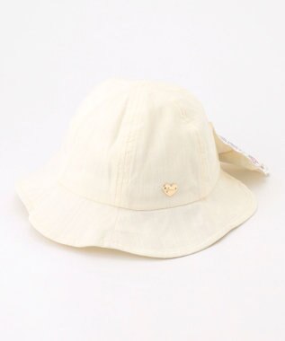 ANY KIDS 【日よけ付き】リボンハット エクリュ