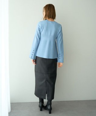 YECCA VECCA ビスチェデザインニット Black