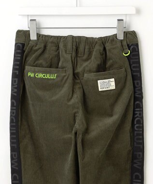 PW CIRCULUS 【MEN】サイドライン コーデュロイパンツ カーキ系