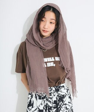 CRAFT STANDARD BOUTIQUE メタリックロゴプリントＴＥＥ Brown