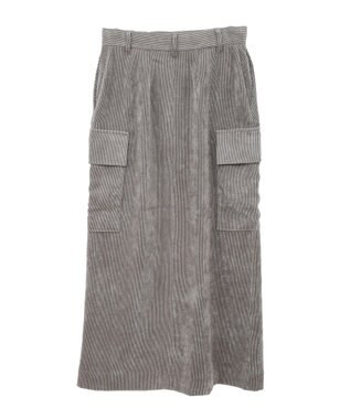 AMERICAN HOLIC コーデュロイサイドポケットタイトスカート Mocha