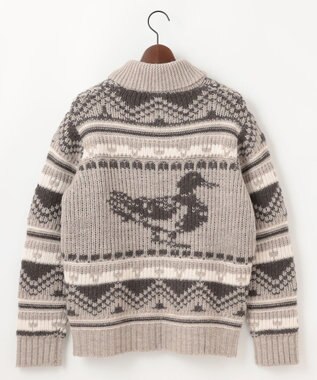 JOSEPH ABBOUD MOUNTAIN 【ペルー産ハイランドウール100％】ハイランドウールカウチンセーター ベージュ系7