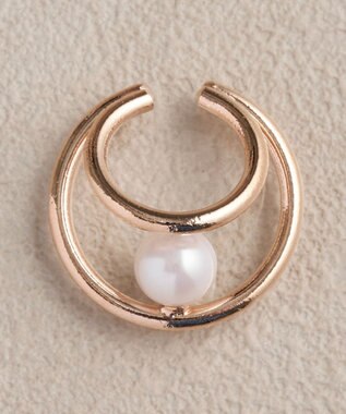 Phoebe 2ラインパールイヤーカフ　ローズゴールド ローズゴールド
