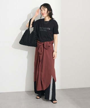 CRAFT STANDARD BOUTIQUE メタリックロゴプリントＴＥＥ Black